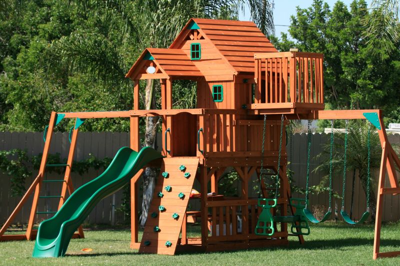 Wooden Playset Installation in Littleton, CO